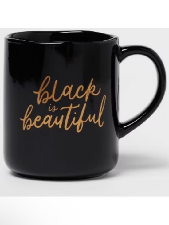 Opalhouse Other - Opalhouse “Black Is  Beautiful” Mug with Gold Script - 16oz